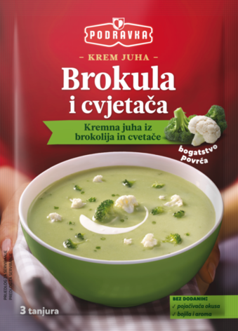 Krem Juha Od Brokule I Cvjetače ♥ Podravka