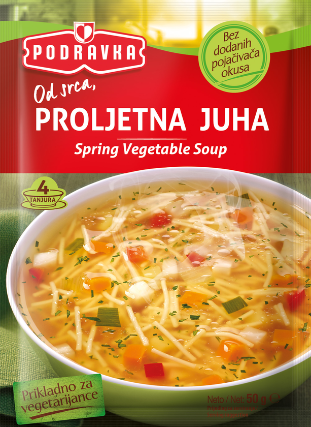 Spring vegetable soup ♥ Podravka